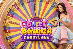 Sweet Bonanza CandyLand by Pragmatic Play, showcased at cmapit.io – game logo